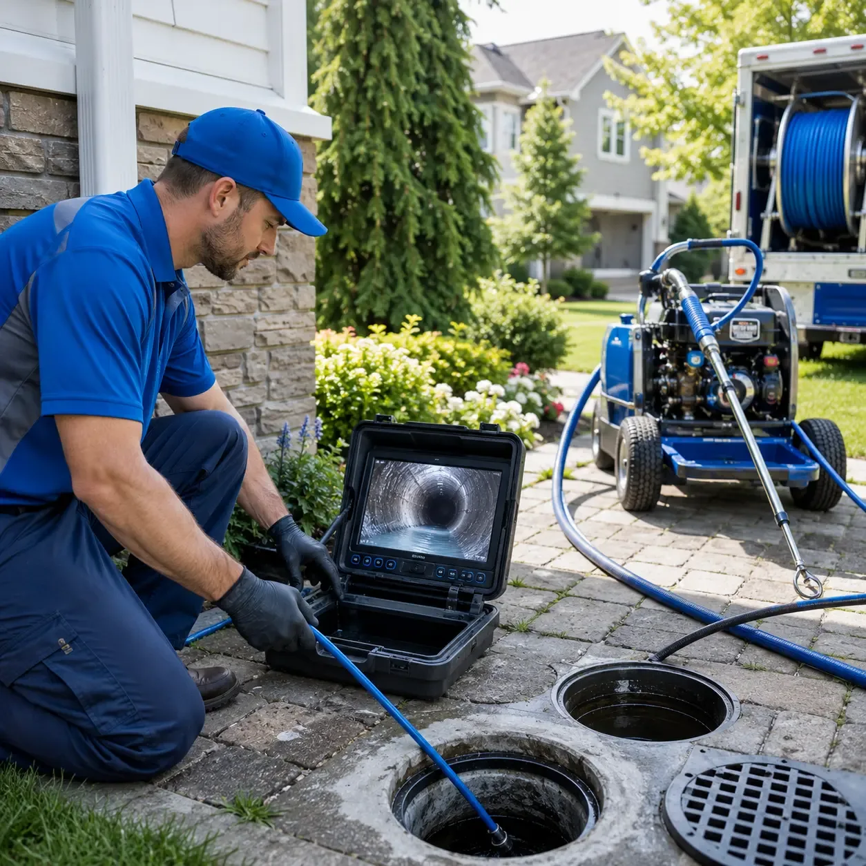 Outdoor drain cleaning professionals serving Tyaskin, MD